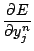 $\displaystyle \frac{\partial E}{\partial y^n_j}$