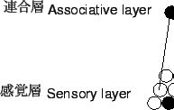 \resizebox{0.5\textwidth}{!}{\includegraphics{/home/asakawa/study/Moribook2000/figures/Perceptron2.eps}}