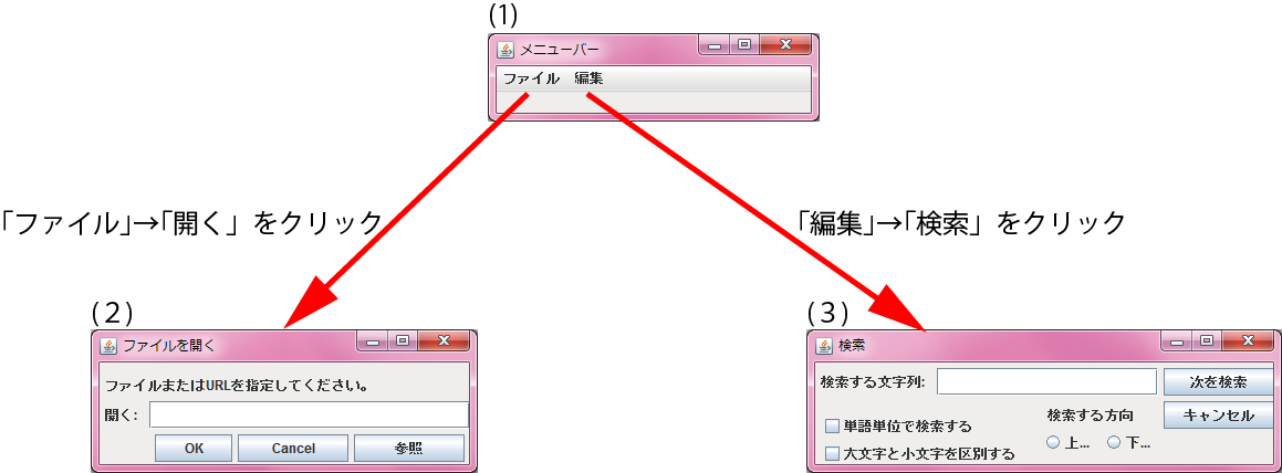 課題のウィンドウ3