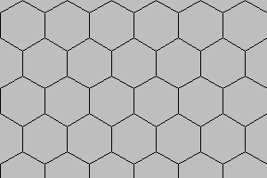 Hexagon tile pattern