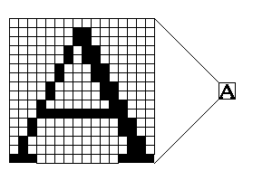 White-black data and paper image
