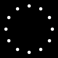 Position of lamps