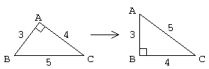 Arrengement of a triangle