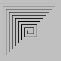A geometrical pattern