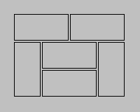 A pattern of tatami mats