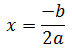 2次方程式の解