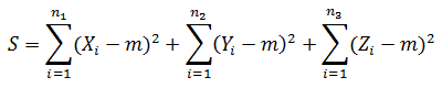 分散分析の式（3）
