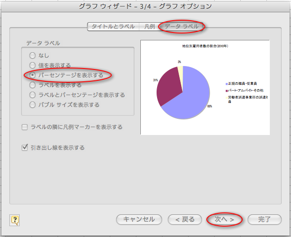 円グラフの作成（6）