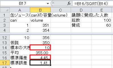 t検定の計算（6）