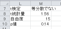 t検定（6）