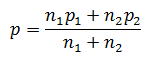 2標本検定の数式（3）