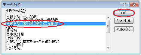 分散分析の計算（3）