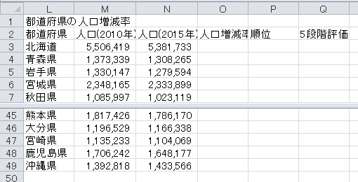 順位表の作成（16）