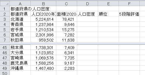 順位表の作成（8）