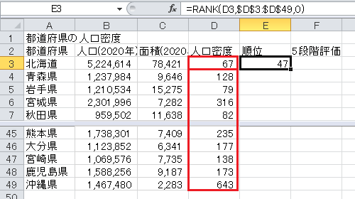 順位表の作成（12）